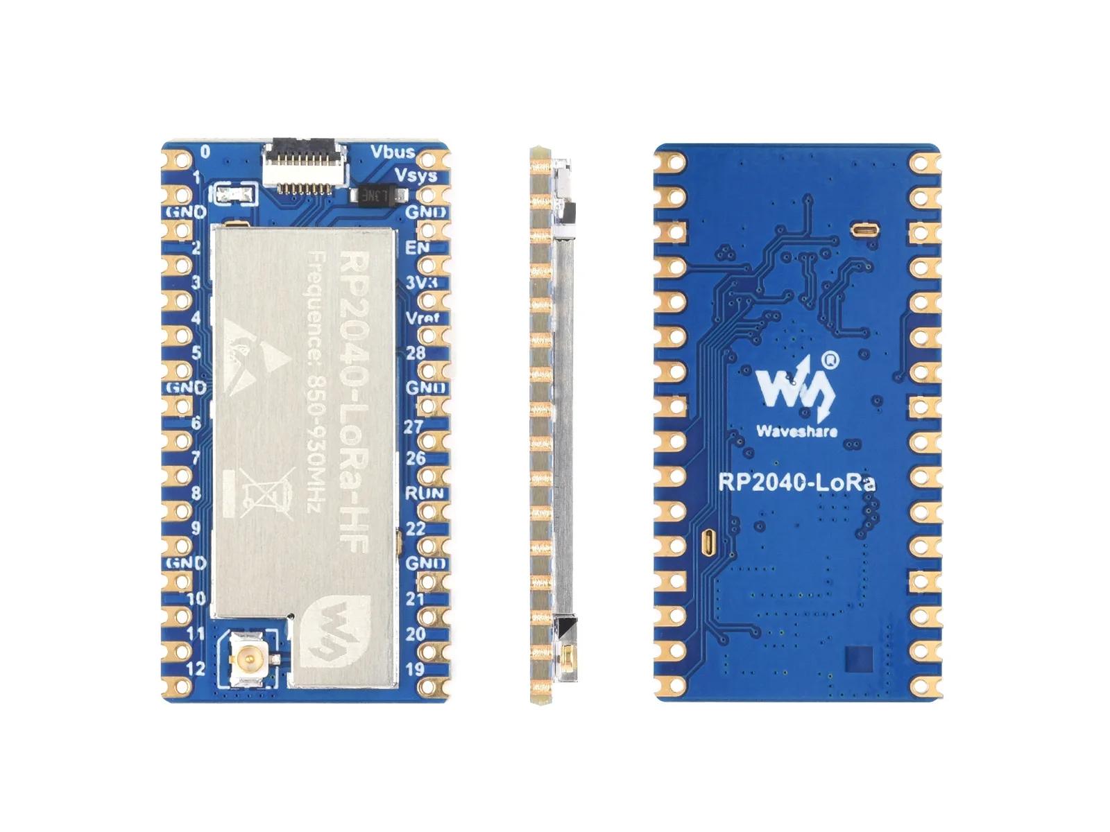 Waveshare RP2040-LoRa  , SX1262 RF Ĩ , Ÿ , ļ 뿪 ɼ